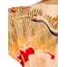 MORPHEW COLLECTION Hand Painted Silk Wrap Dress Made From An Antique 1920S Japanese Kimono