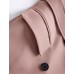Gathered Waist Double-Breasted Trench Coat