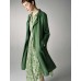Green Belted 100% Tencel Midi Trench Coat