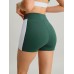 Green Contrast Line Workout Shorts 3 Green Contrast Line Workout Shorts 3