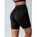 Black Contrast Panel Sport Shorts