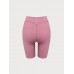 Pink Ruched Fitness Shorts 6