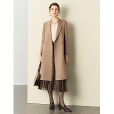 Lapel Self-Tie Belt Trench Coat