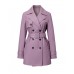 Vintage Lapel Belted Short Trench Coat Vintage Lapel Belted Short Trench Coat
