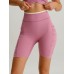 Pink Ruched Fitness Shorts 6