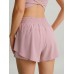Pink Sports Breathable Shorts