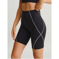 Black Line Workout Shorts