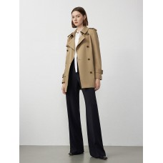 Classic Double-Breasted Trench Coat