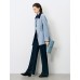 Blue Waist-Defining Vintage Trench Coat Blue Waist-Defining Vintage Trench Coat