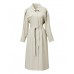 Lapel Mid-Length Classic Trench Coat