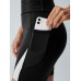 Black Contrast Panel Sport Shorts